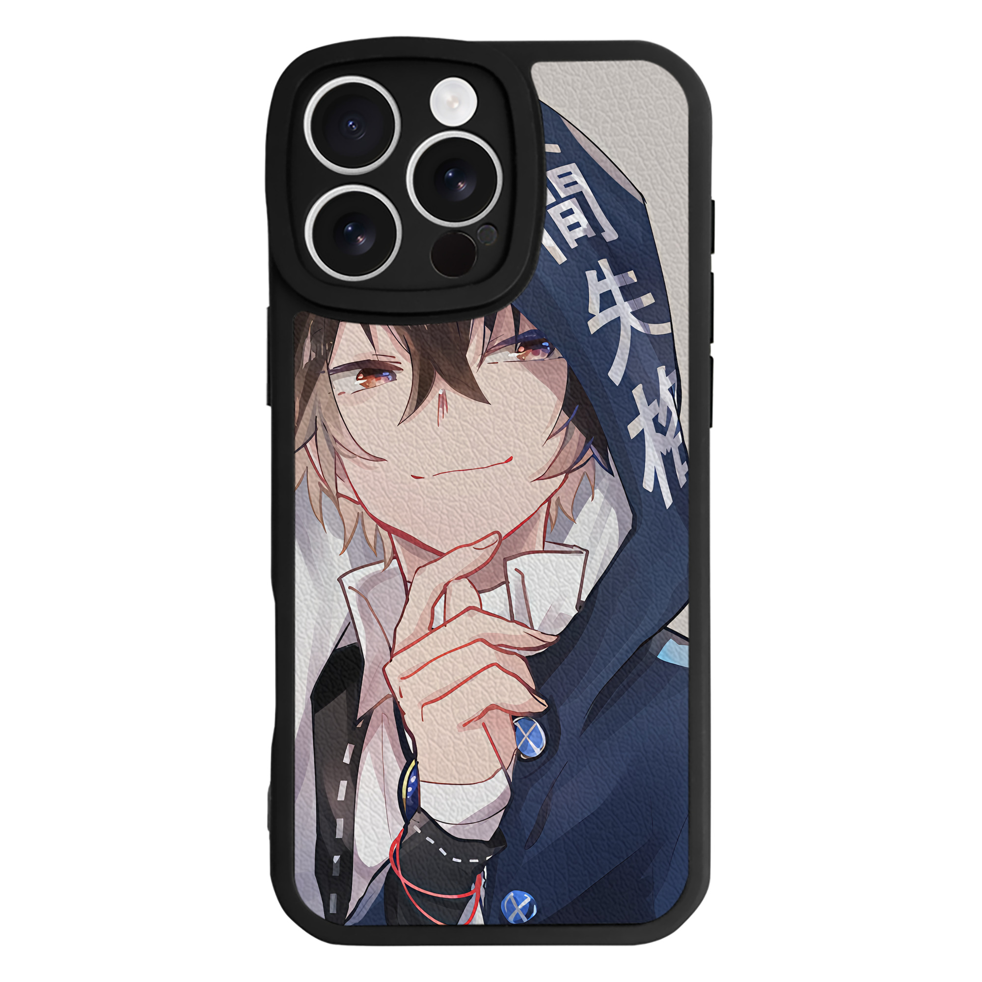 （画像用） 文豪ストレイドッグス Bungo Stray Dogs 【iPhone 16シリーズ対応】シリコンスマホケース（レザー調） 材質：シリコン